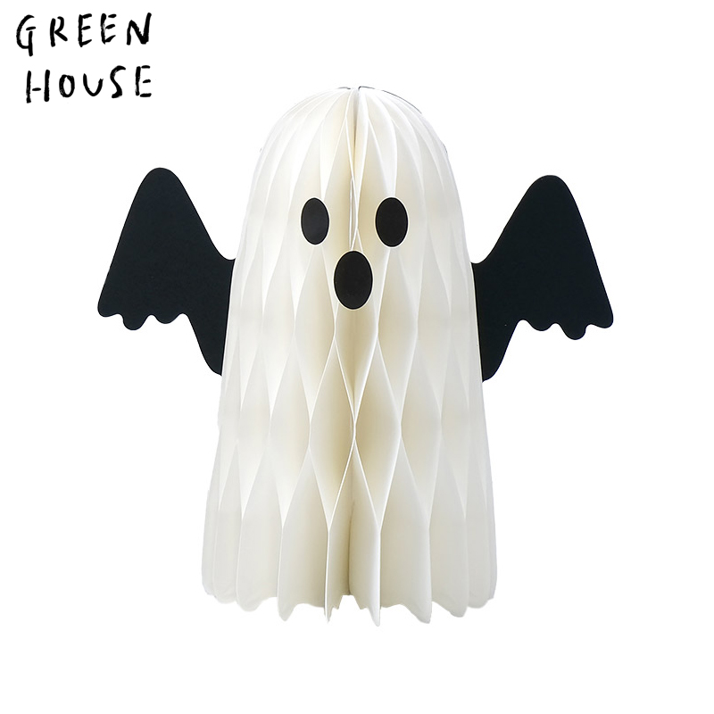 ■GREEN HOUSE(グリーンハウス）■■2025ハロウィン　先行予約■　ハニカムオーナメント　ゴースト