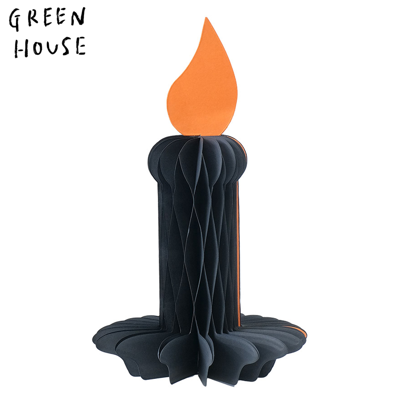 ■GREEN HOUSE(グリーンハウス）■■2025ハロウィン　先行予約■　ハニカムオーナメント　キャンドル
