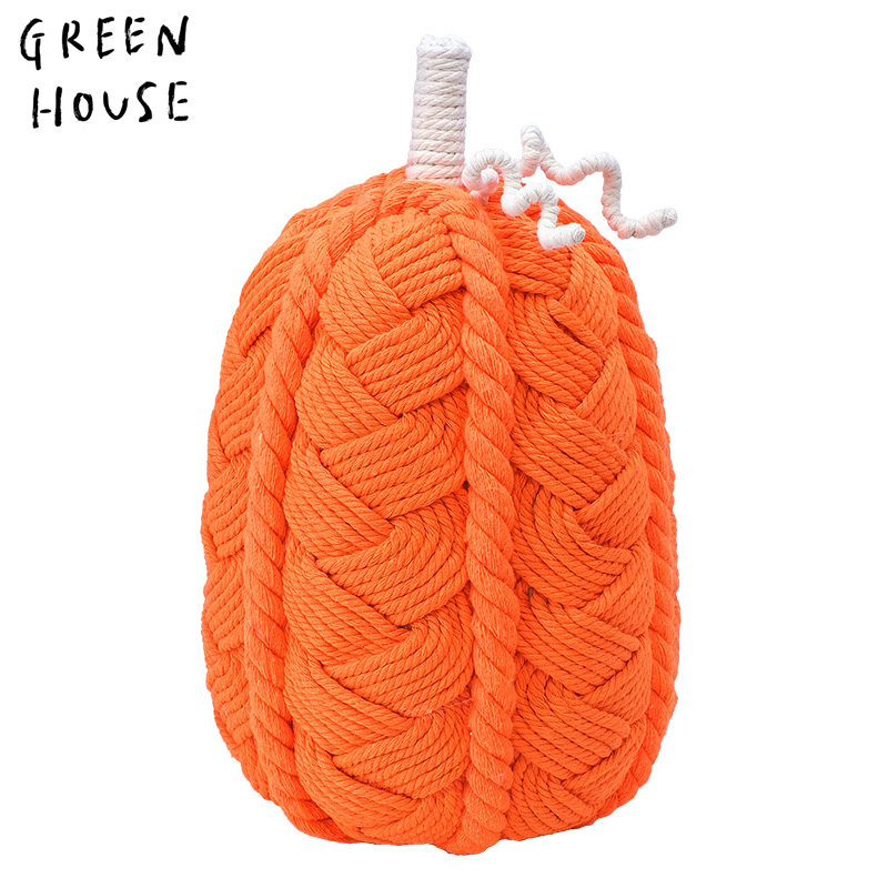 ■GREEN HOUSE(グリーンハウス）■■2025ハロウィン　先行予約■　ニットパンプキン　ケーブル編み