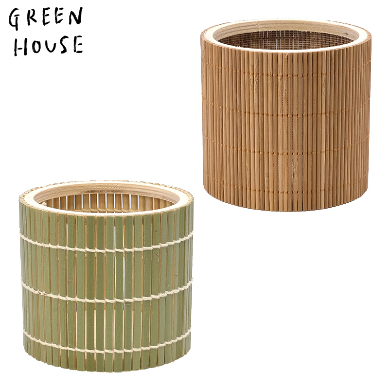 ■GREEN HOUSE(グリーンハウス）■■2025　お正月グッズ　新作■　竹林ポット　サークル