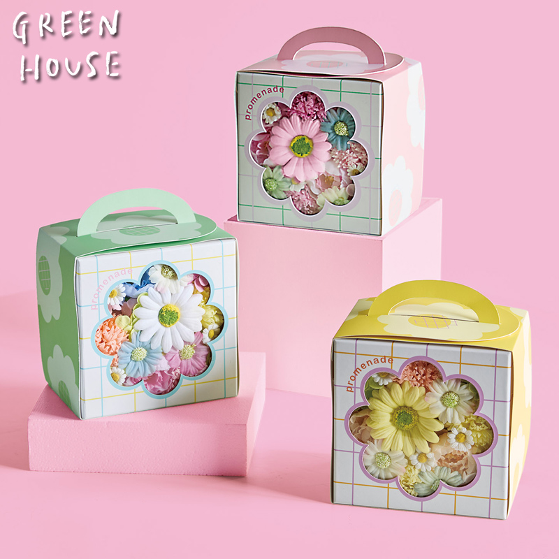 ■GREEN HOUSE(グリーンハウス）■■母の日特集■■2025SS　新作■　フラワーグリッド　ソープフラワー