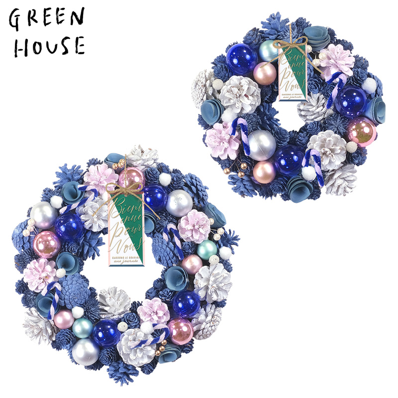 ■GREEN HOUSE(グリーンハウス）■■2025X'mas　先行予約■　ナチュラルリース　イルミネーション
