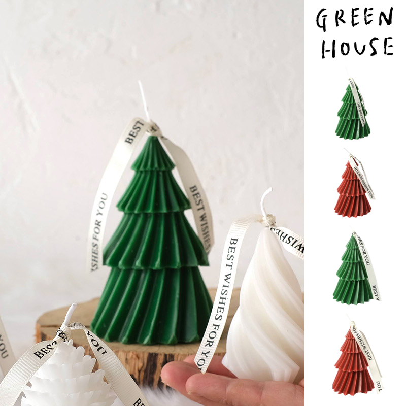 ■GREEN HOUSE(グリーンハウス）■■2025X'mas　先行予約■　キャンドルオーナメント　ツリー