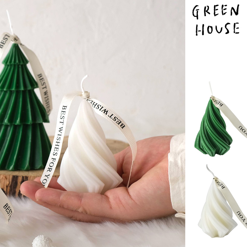 ■GREEN HOUSE(グリーンハウス）■■2025X'mas　先行予約■　キャンドルオーナメント　ツリー　SSサイズ