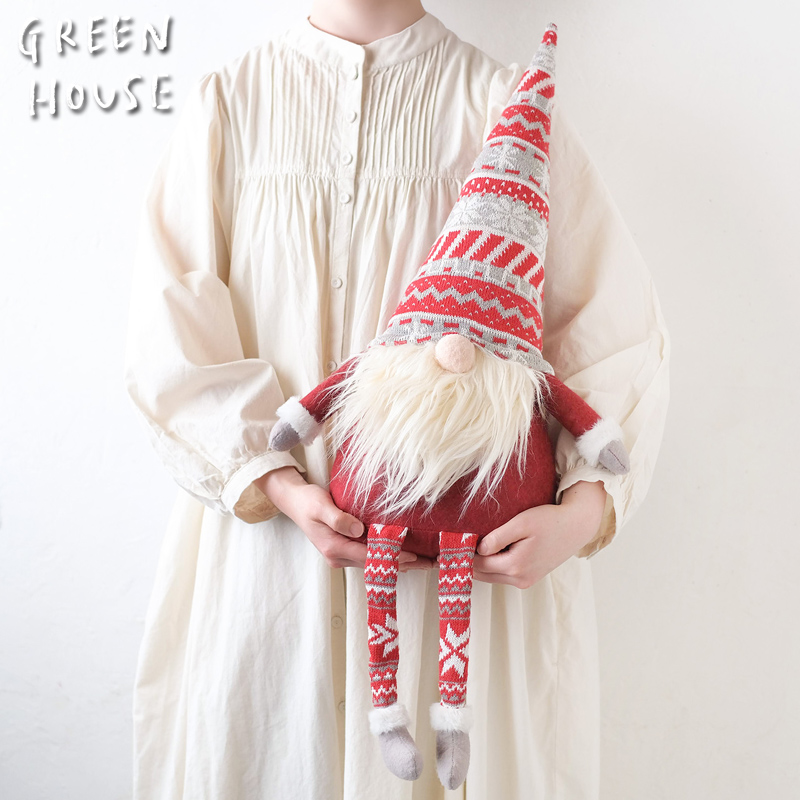 ■GREEN HOUSE(グリーンハウス）■■2025X'mas　先行予約■　足ブラ　ノルディックサンタ　XLサイズ（2種×各1個）