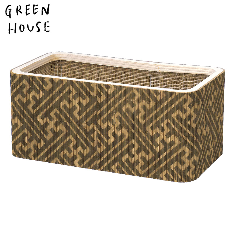 ■GREEN HOUSE(グリーンハウス）■■2026　お正月グッズ　先行予約■　竹林ポット　さやがた　ワイドスクエア