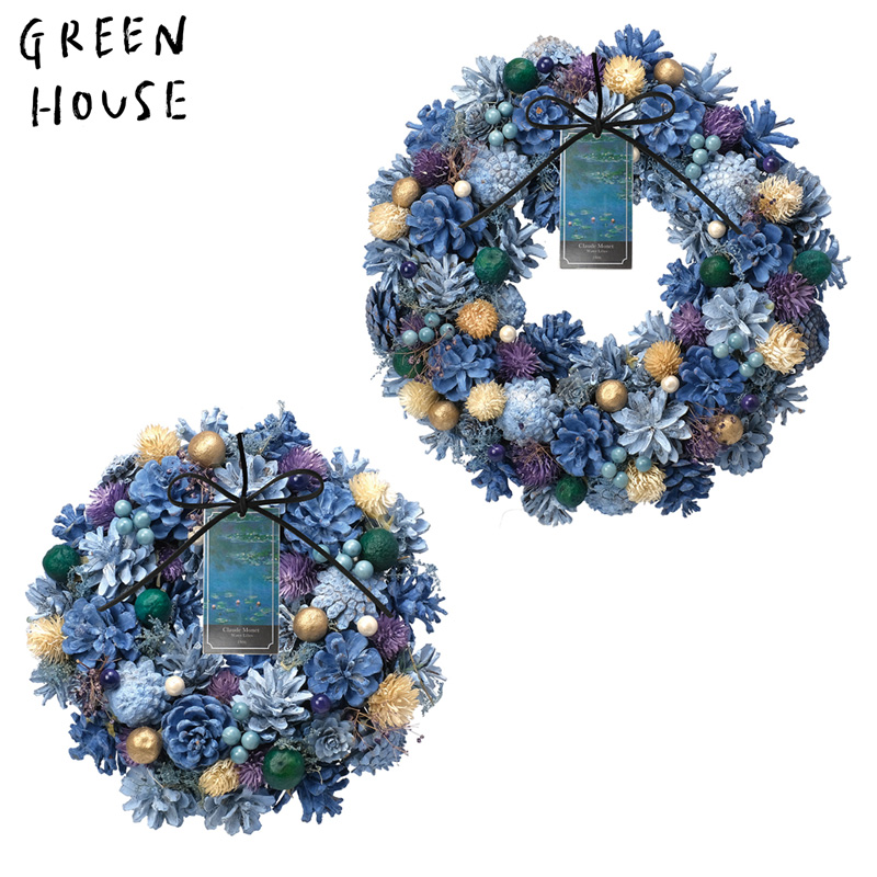 ■GREEN HOUSE(グリーンハウス）■■2026ハロウィン　先行予約■　アートピースリース　モネ