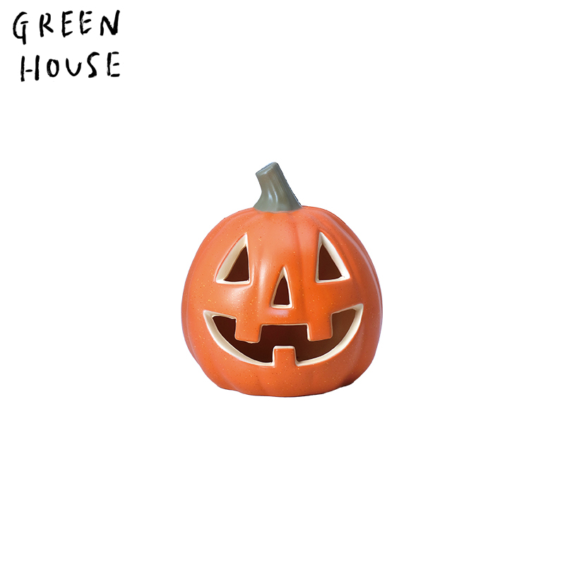 ■GREEN HOUSE(グリーンハウス）■■2026ハロウィン　先行予約■　HWディスプレイライト　まんまるかぼちゃ　Mサイズ
