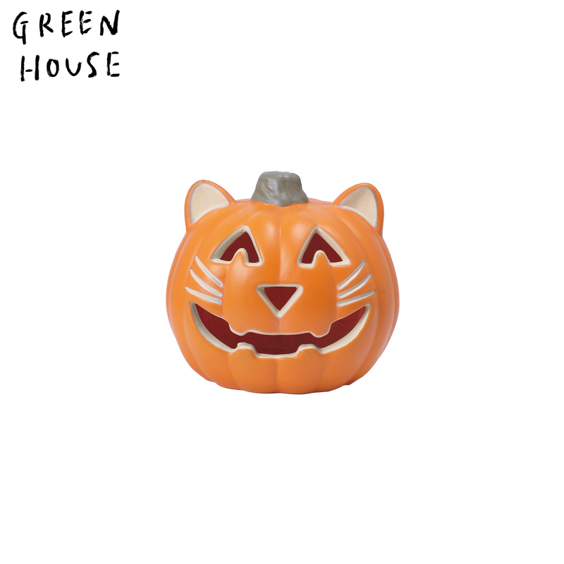 ■GREEN HOUSE(グリーンハウス）■■2026ハロウィン　先行予約■　HWディスプレイライト　ねこかぼちゃ