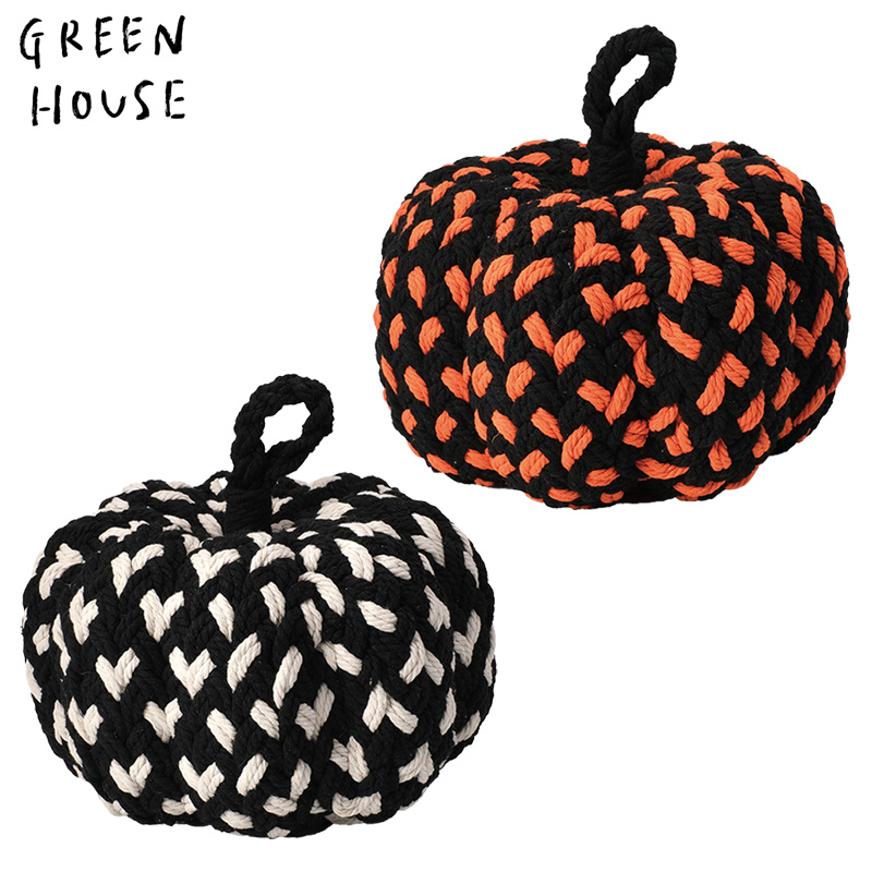 ■GREEN HOUSE(グリーンハウス）■■2026ハロウィン　先行予約■　ニットパンプキン　クロス