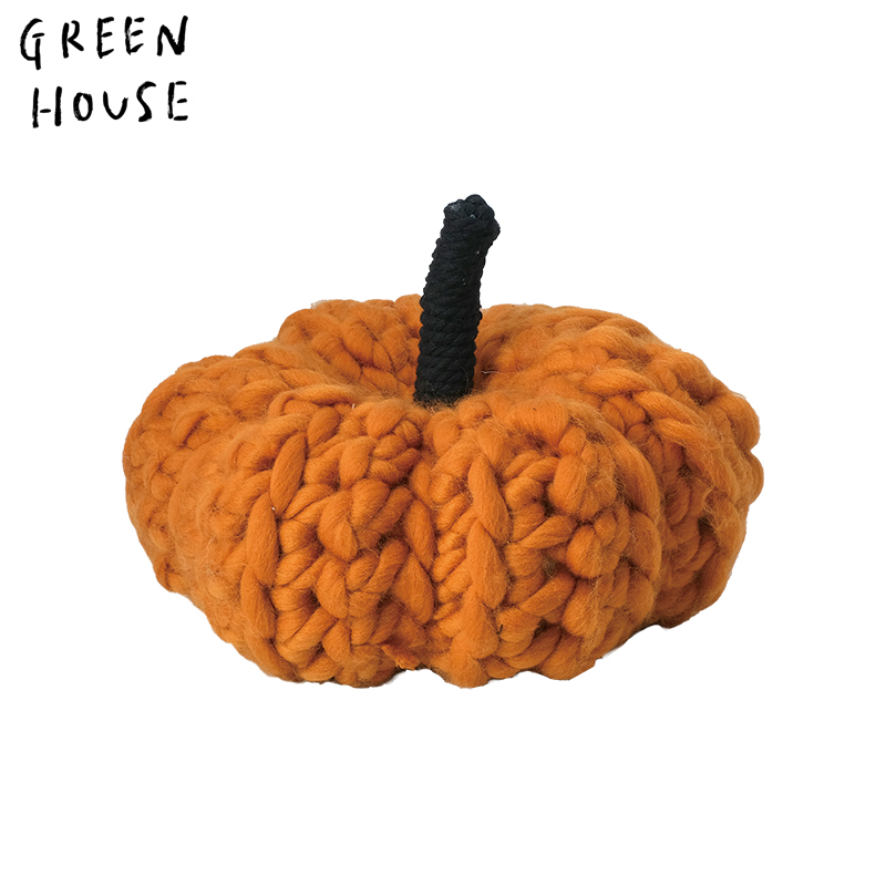 ■GREEN HOUSE(グリーンハウス）■■2026ハロウィン　先行予約■　ニットパンプキン　キルティング