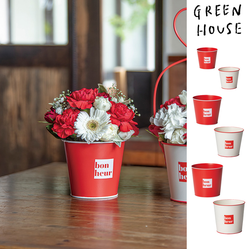 ■GREEN HOUSE(グリーンハウス）■■2026SS　先行予約■　ネオレッドバイカラーブリキ　ラウンド