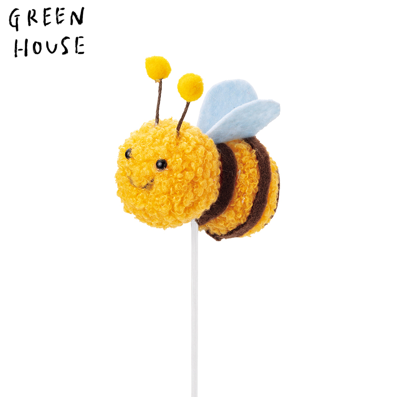 ■GREEN HOUSE(グリーンハウス）■■2026SS　新作■　ふわふわミツバチピック