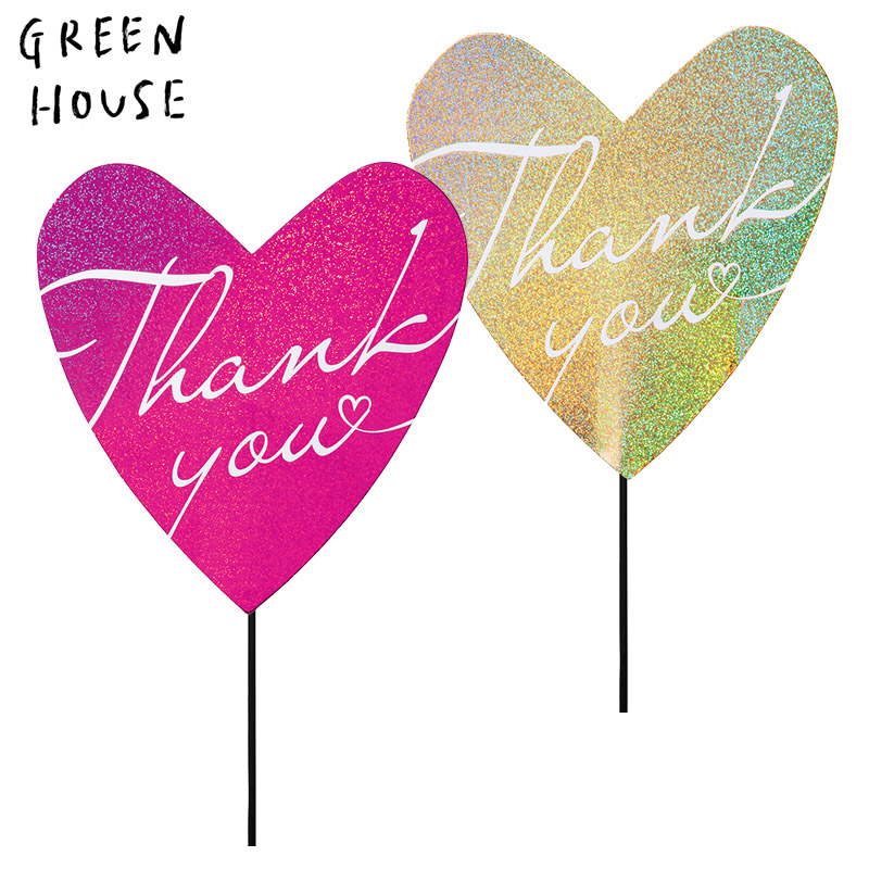 ■GREEN HOUSE(グリーンハウス）■■2026SS　先行予約■　ペーパーピック　Thank You