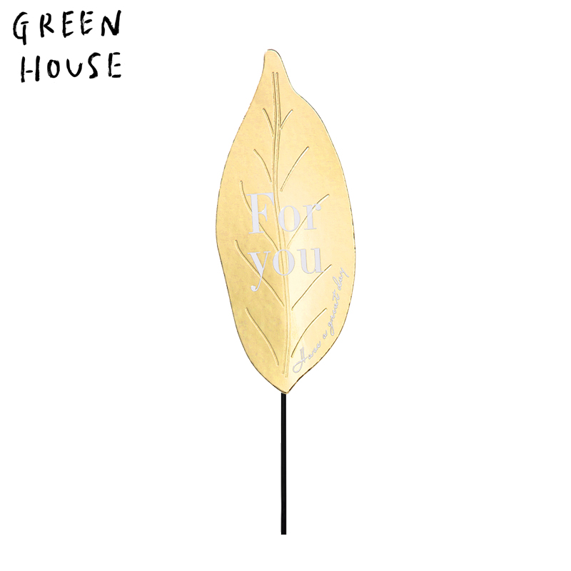 ■GREEN HOUSE(グリーンハウス）■■2026SS　先行予約■　ペーパーピック　ゴールドリーフ