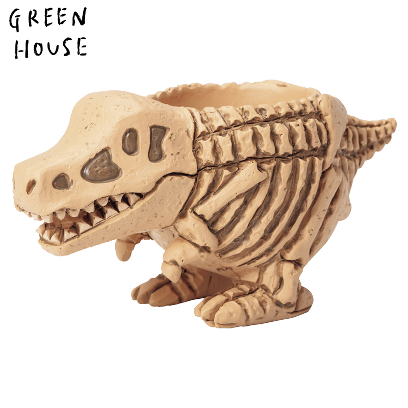 ■GREEN HOUSE(グリーンハウス）■■2026SS　先行予約■　リトルレジンポット　化石　ティラノサウルス