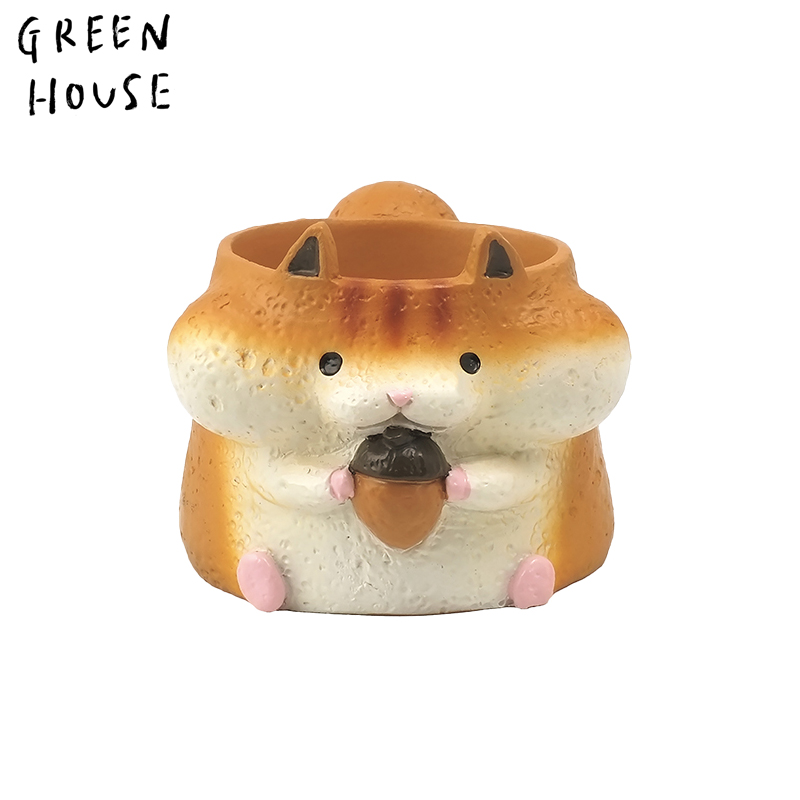 ■GREEN HOUSE(グリーンハウス）■■2026SS　先行予約■　リトルレジンポット　シマリス