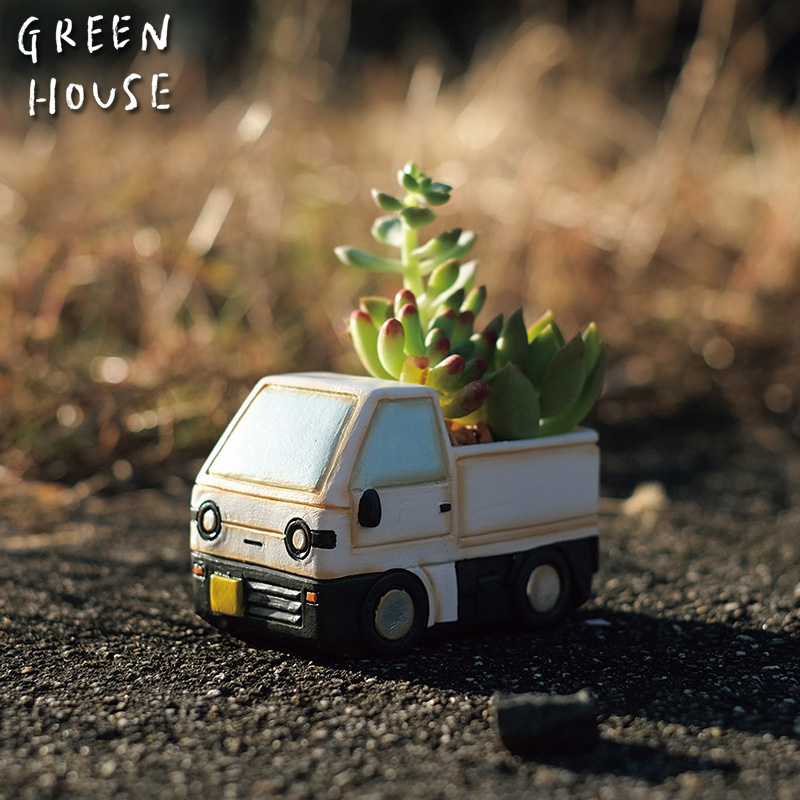 ■GREEN HOUSE(グリーンハウス）■■2026SS　先行予約■　リトルレジンポット　軽トラ