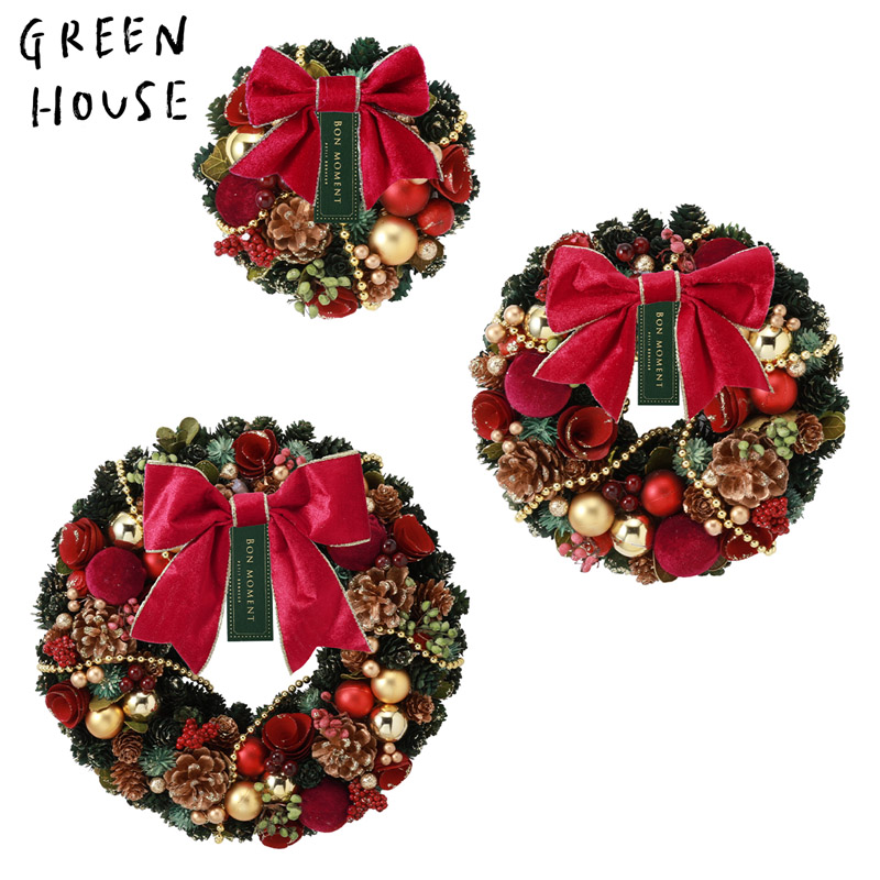 ■GREEN HOUSE(グリーンハウス）■■2026X'mas　先行予約■　ナチュラルリース　クリスマスマーケット