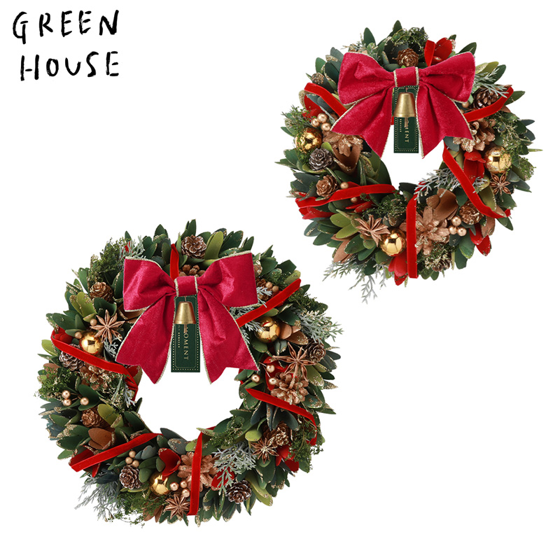 ■GREEN HOUSE(グリーンハウス）■■2026X'mas　先行予約■　ナチュラルリース　クリスマスベル