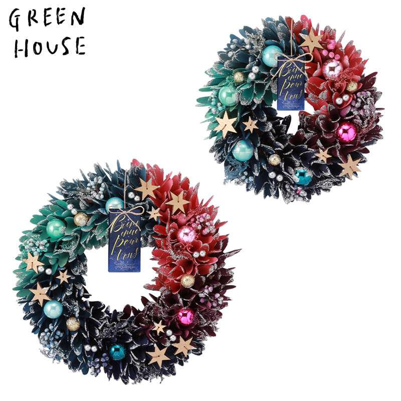 ■GREEN HOUSE(グリーンハウス）■■2026X'mas　先行予約■　ナチュラルリース　ドリーム・イン・ギャラクシー