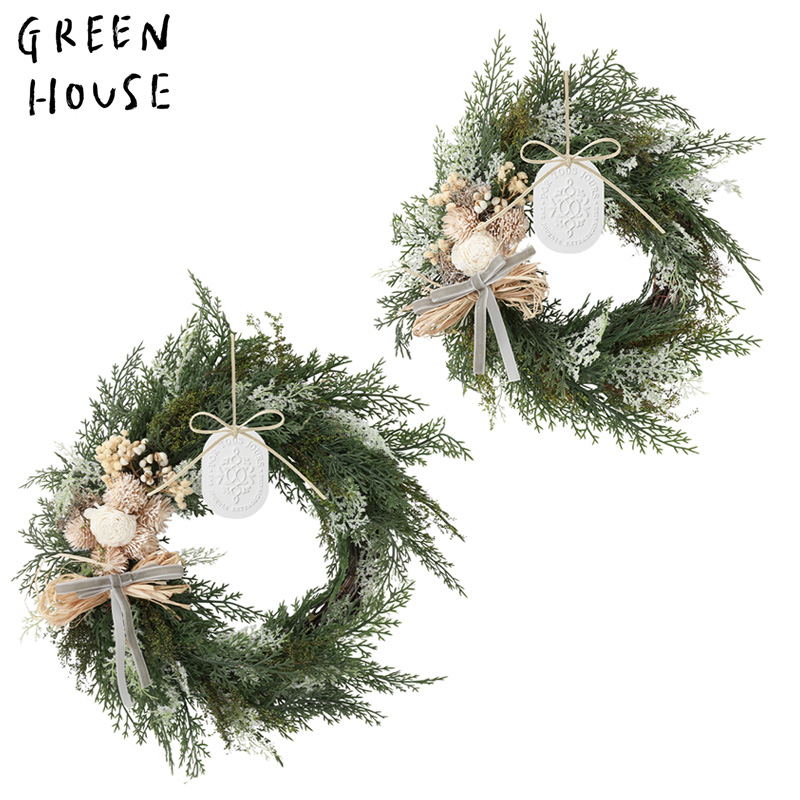 ■GREEN HOUSE(グリーンハウス）■■2026X'mas　先行予約■　ナチュラルリース　グリーンネスト
