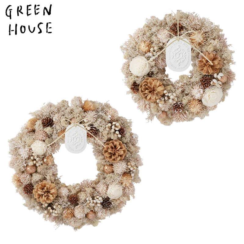 ■GREEN HOUSE(グリーンハウス）■■2026X'mas　先行予約■　ナチュラルリース　ウィンターハース