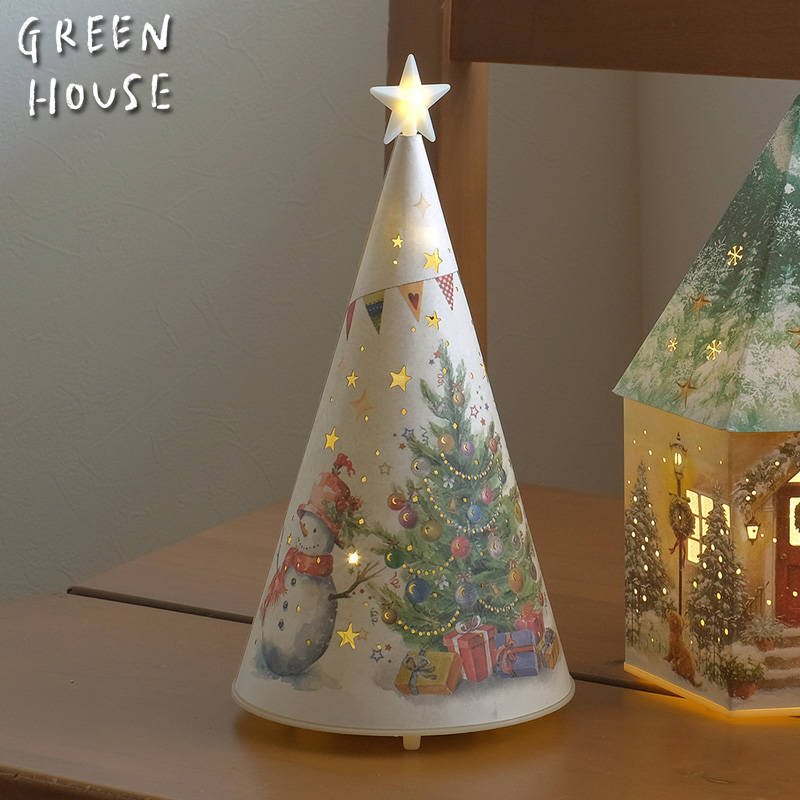 ■GREEN HOUSE(グリーンハウス）■■2026X'mas　先行予約■　ウォームライト　ツリー