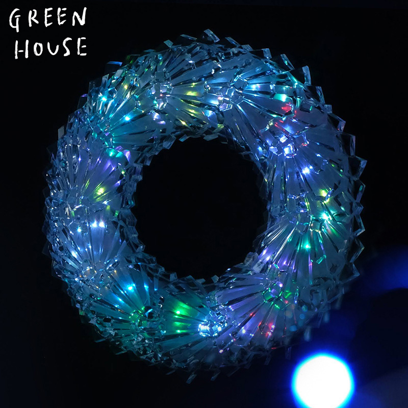 ■GREEN HOUSE(グリーンハウス）■■2026X'mas　先行予約■　クリスタルライト　リース