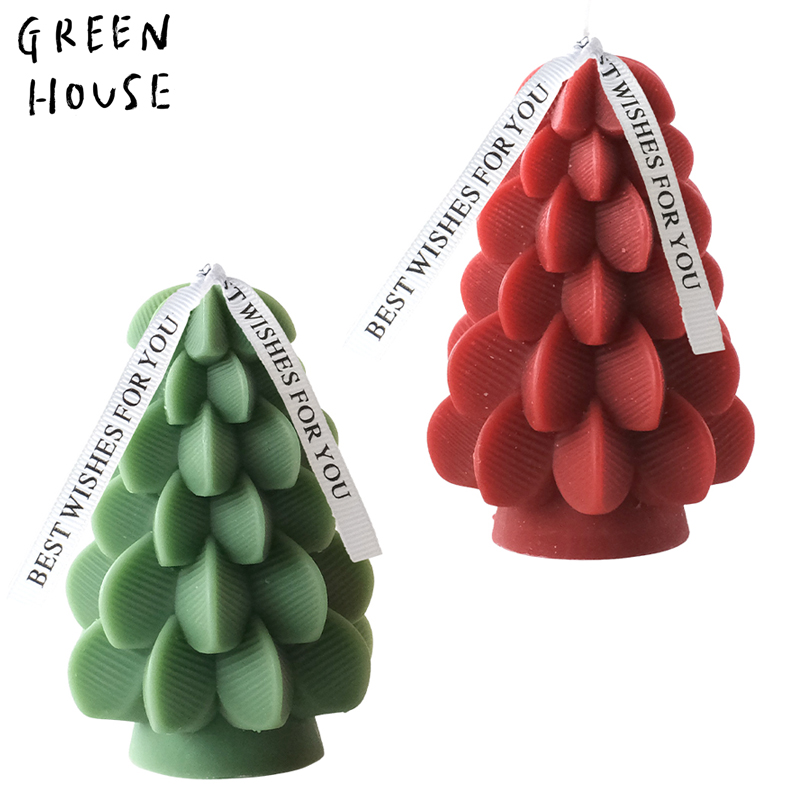 ■GREEN HOUSE(グリーンハウス）■■2026X'mas　先行予約■　キャンドル　ジオメトリックツリー