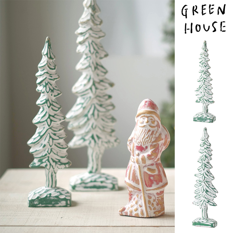 ■GREEN HOUSE(グリーンハウス）■■2026X'mas　先行予約■　木彫り風ツリー