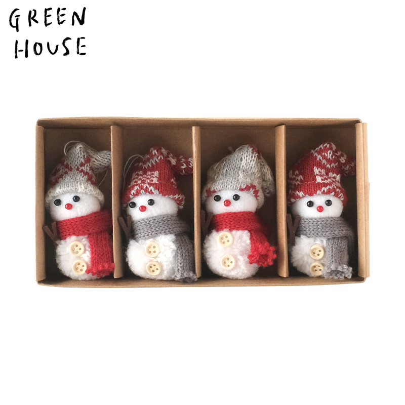 ■GREEN HOUSE(グリーンハウス）■■2026X'mas　先行予約■　ふわふわオーナメントBOX　ノルディックスノーマン