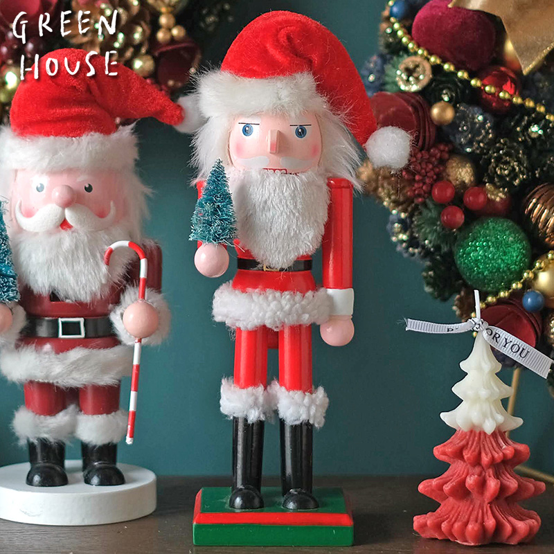 ■GREEN HOUSE(グリーンハウス）■■2026X'mas　先行予約■　くるみ割り人形風サンタ　ツリー