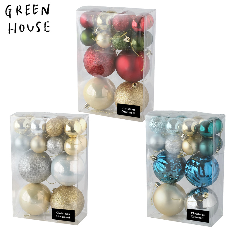 ■GREEN HOUSE(グリーンハウス）■■2026X'mas　先行予約■　ボールオーナメント　ボックス
