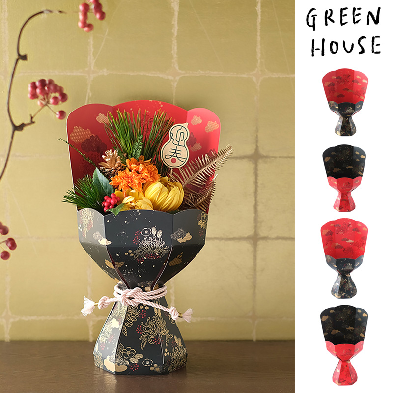 ■GREEN HOUSE(グリーンハウス）■■2027お正月グッズ　先行予約■　ラクブケスタンド　花蒔絵