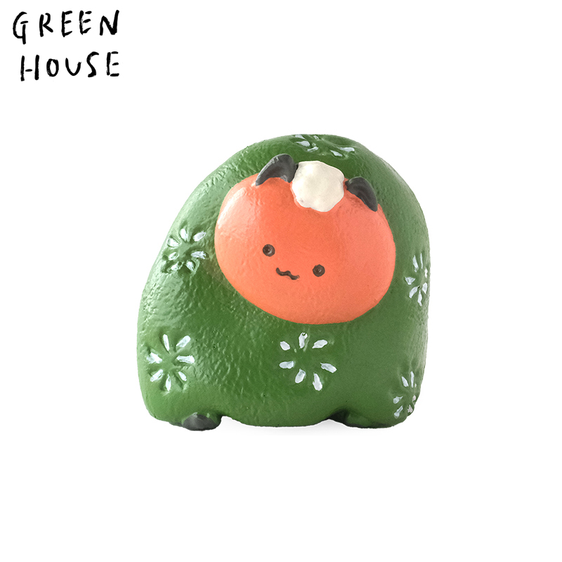 ■GREEN HOUSE(グリーンハウス）■■2027お正月グッズ　先行予約■　レジンオーナメント　はっぴーにゅーにゃー　獅子舞