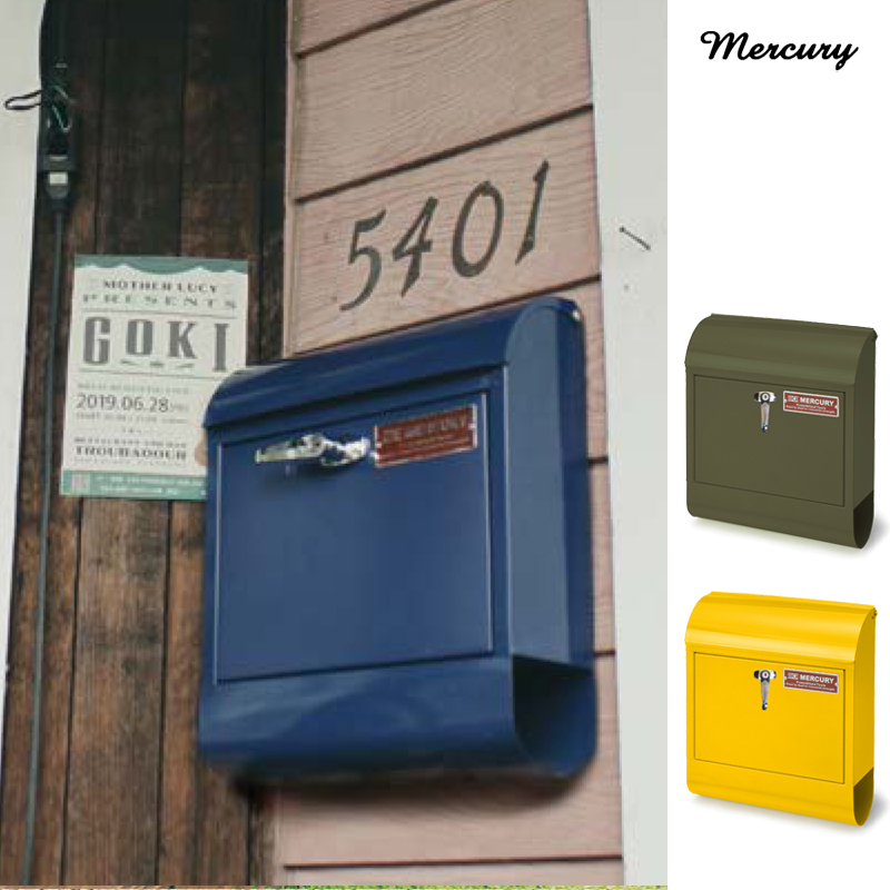 ■キーストーン■　MERCURY　ハンドルロックメールボックス