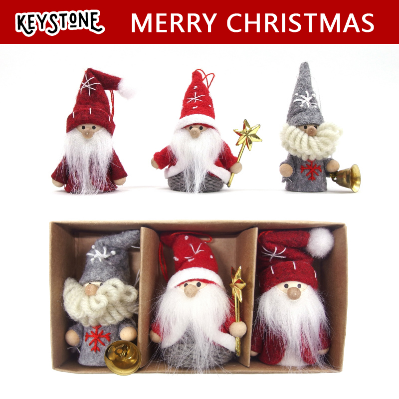 ■キーストーン■■2025X'mas　先行予約■　ノースクリスマス ゴールドスターサンタ　3種アソートセット