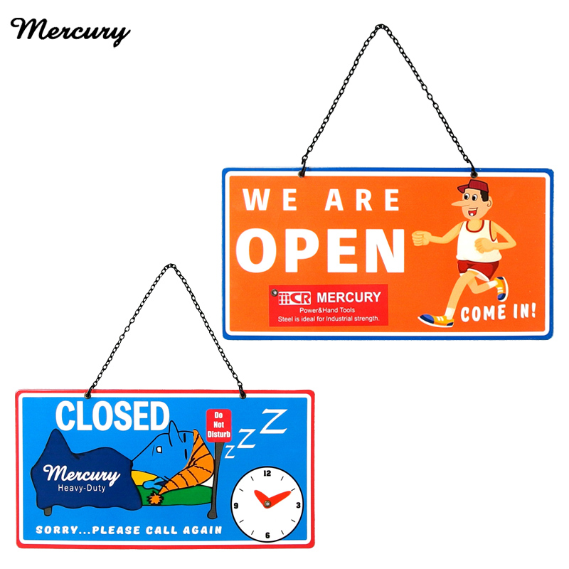 ■キーストーン■■2024AW　新作■　マーキュリー　OPEN/CLOSEティンサイン　Running　Mr.T