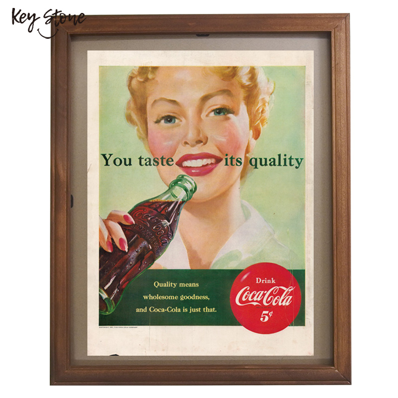 ■キーストーン■■2025AW　新作■　ヴィンテージフレームポスター　BEVERAGE