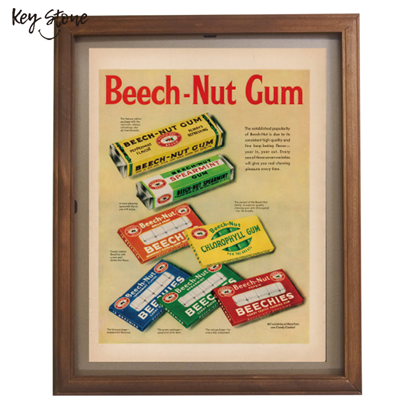 ■キーストーン■■2025AW　新作■　ヴィンテージフレームポスター　GUM