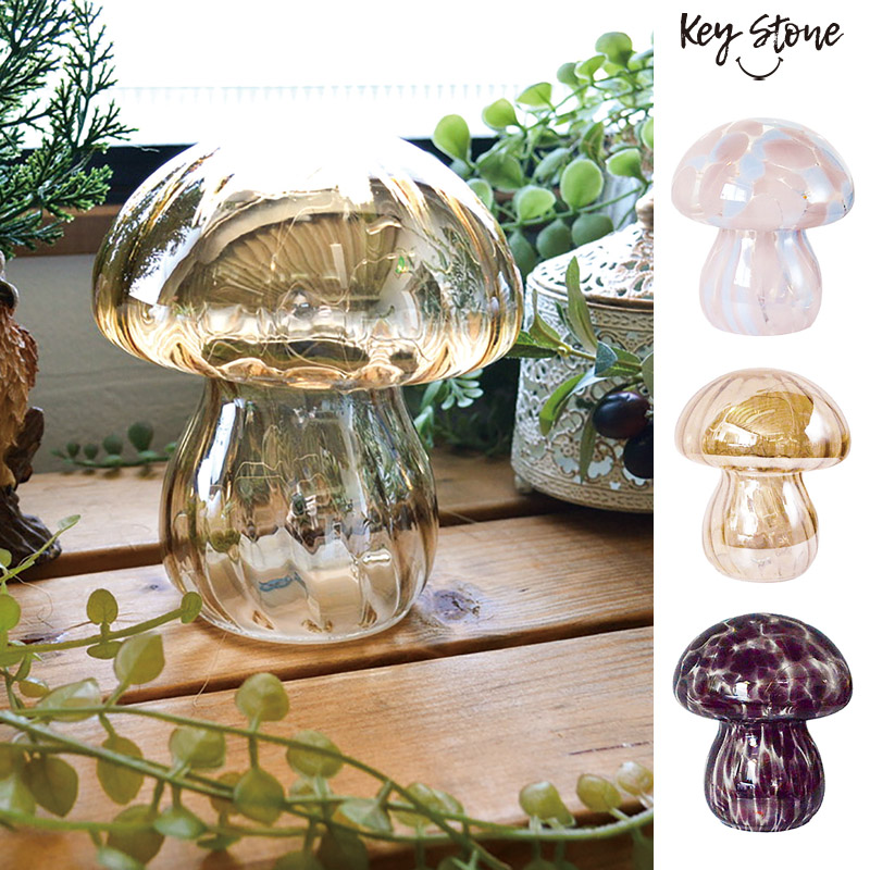 ■キーストーン■■2025AW　新作■　マッシュルームガラスライト