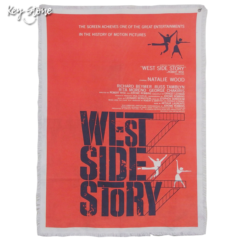 ■キーストーン■■2025SS　新作■　ムービーポスター　マルチクロス　WEST SIDE STORY
