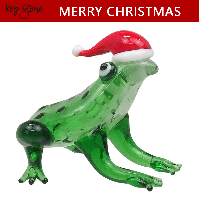 ■キーストーン■■2025X'mas　先行予約■　ガラスクリスマス　フロッグ