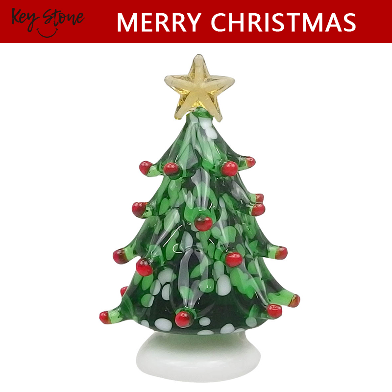 ■キーストーン■■2025X'mas　先行予約■　ガラスクリスマス　ホーソーツリー