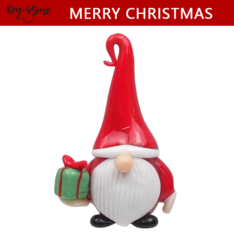 ■キーストーン■■2025X'mas　先行予約■　ガラスクリスマス　トムテプレゼント