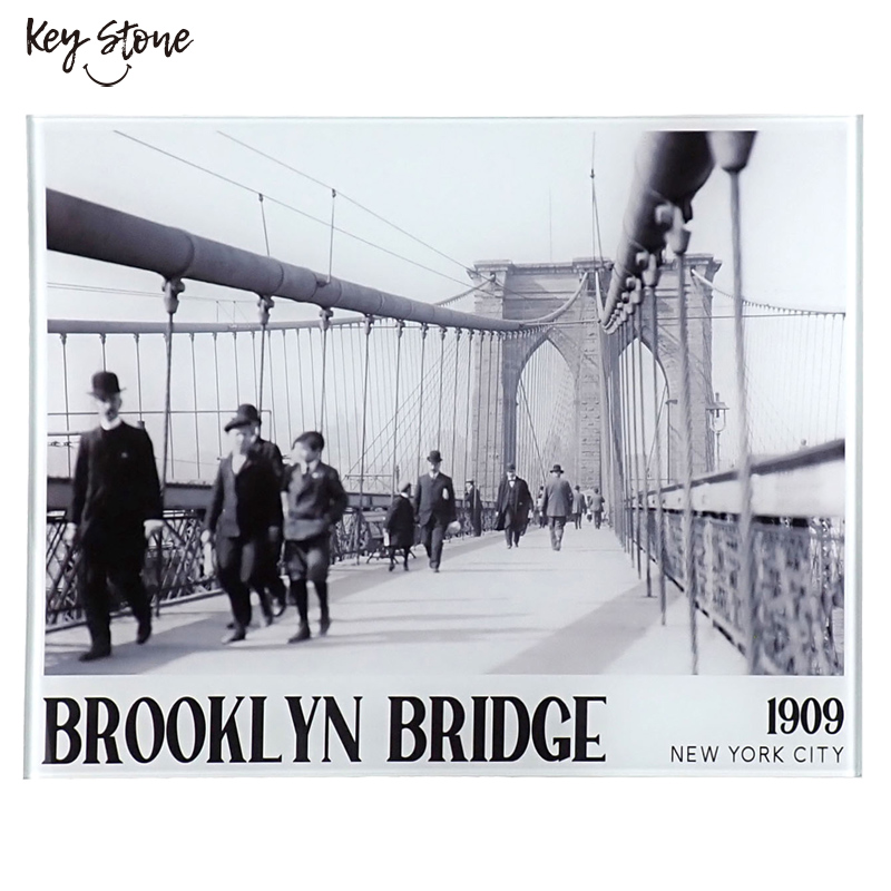 ■キーストーン■■2026SS　先行予約■　ガラスアートピクチャー　BROOKLIN BRIDGE