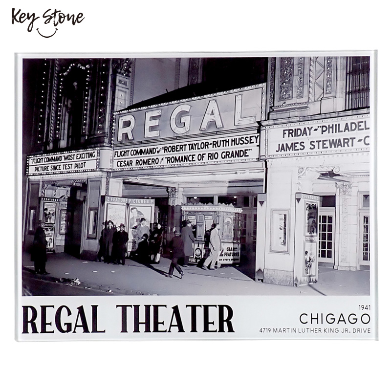 ■キーストーン■■2026SS　先行予約■　ガラスアートピクチャー　REGAL THEATER