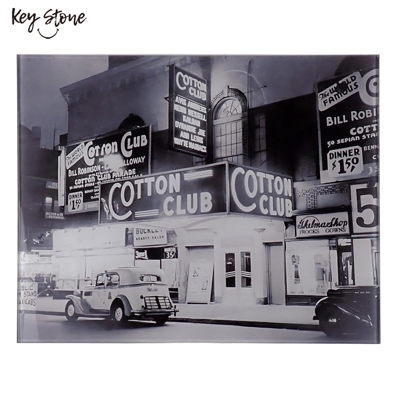 ■キーストーン■■2026SS　先行予約■　ガラスアートピクチャー　COTTON CLUB