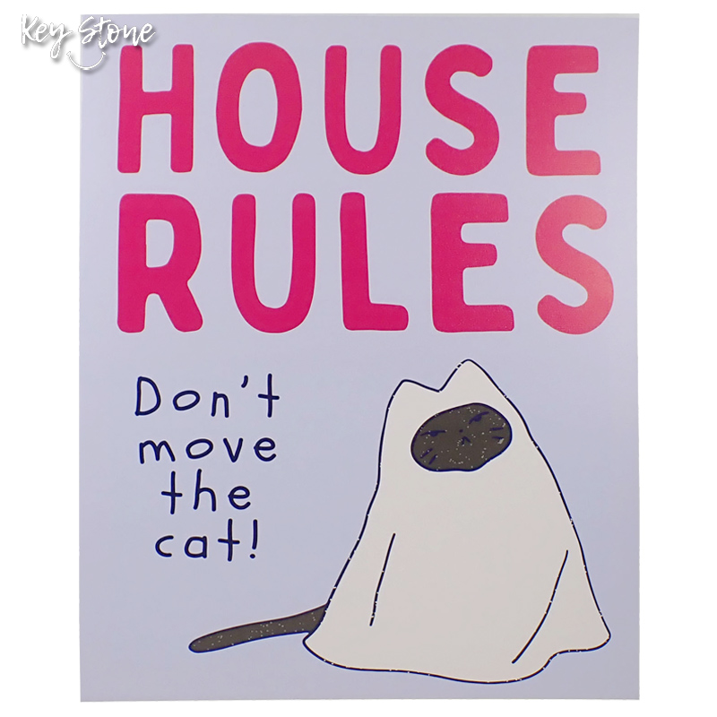 ■キーストーン■■2026SS　先行予約■　キャンバスアートパネル　HOUSE RULES